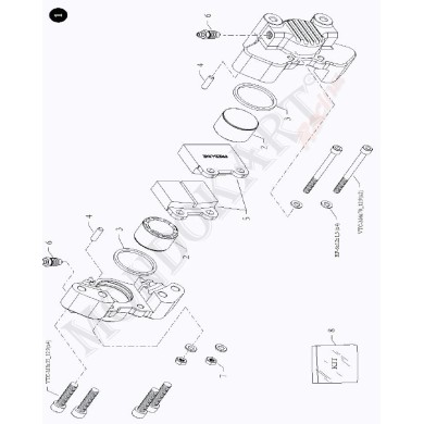 Passstift 6x20 UNI-6364A R220 BirelArt, MONDOKART, kart, go