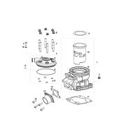 Gasket cylinder base TM KF - OK - OKJ, mondokart, kart, kart