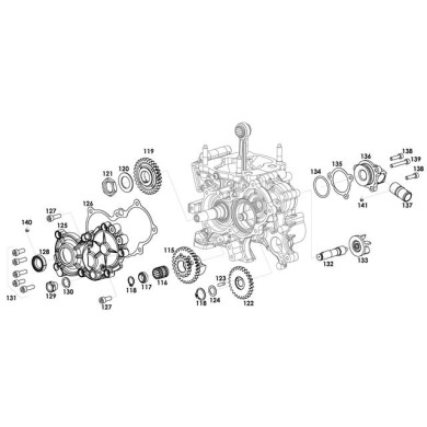 Guarnizione Basamento MF1 MF2 TM KF, MONDOKART, kart, go kart