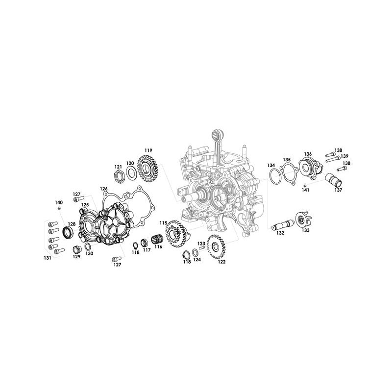 Guarnizione Basamento MF1 MF2 TM KF, MONDOKART, kart, go kart