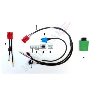 Starter Button Black, mondokart, kart, kart store, karting