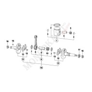 Gabbia spinotto pistone TM 60cc mini, MONDOKART, kart, go kart