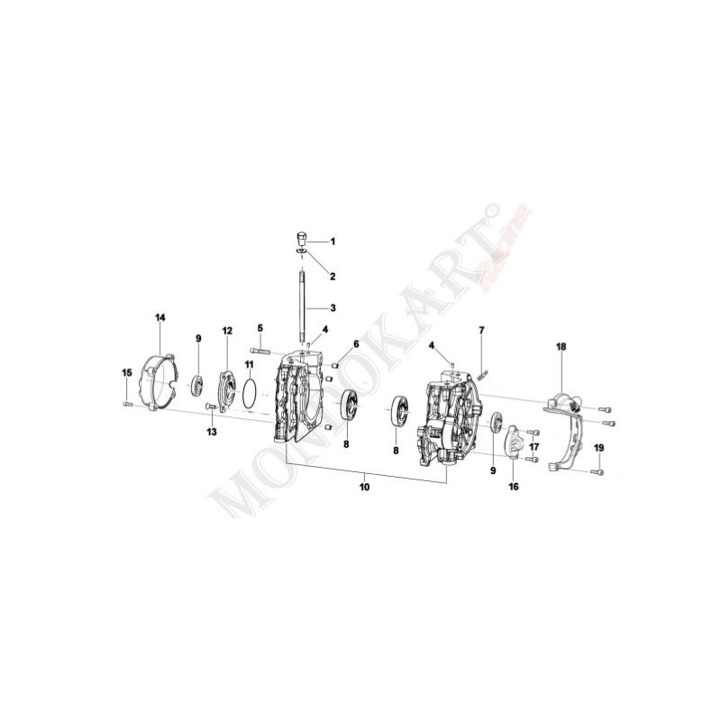 Cuscinetto a rulli BC1-1623 60cc Mini (6204) SKF, MONDOKART