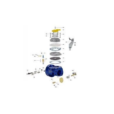 Carburatore Ibea 24 blu Vortex DVS, MONDOKART, kart, go kart