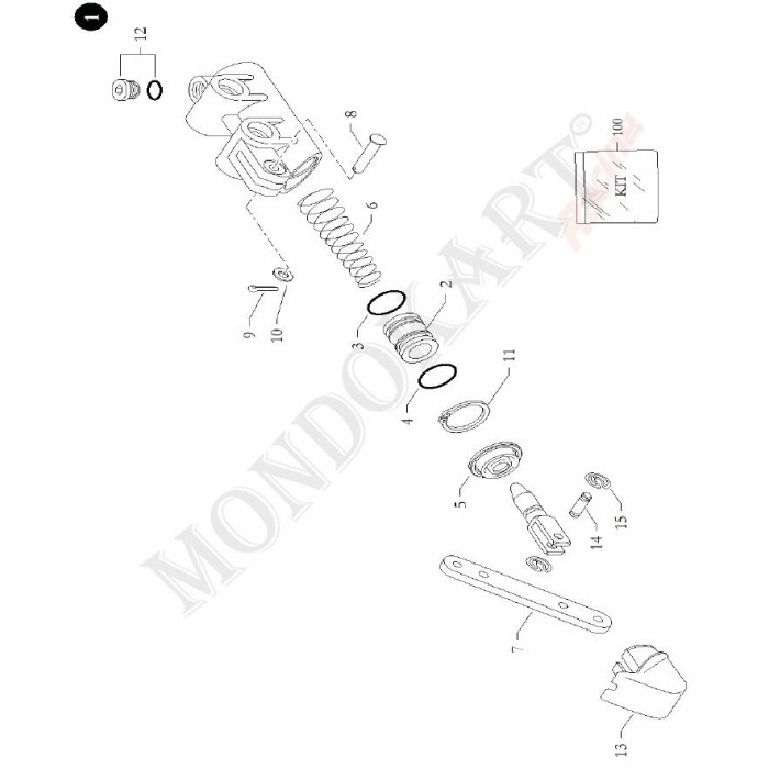 Clips DIN472 BirelArt, MONDOKART, kart, go kart, karting