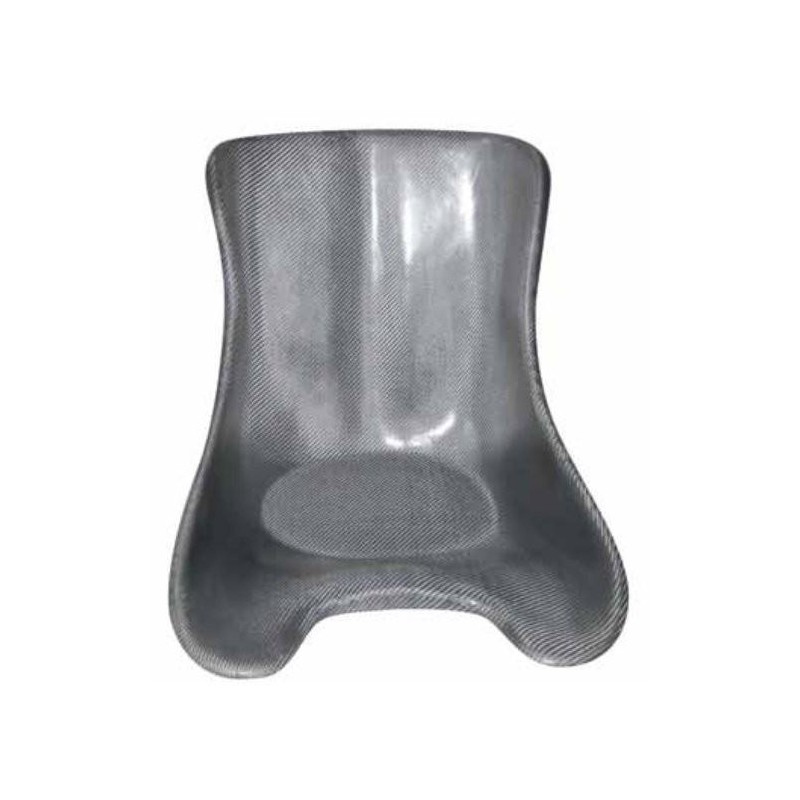 Sitz Intrepid (weich) Racing Silber, MONDOKART, kart, go kart