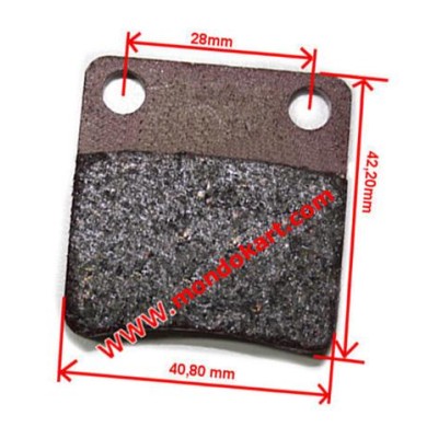 Front Brake Pad Parolin Energy, mondokart, kart, kart store