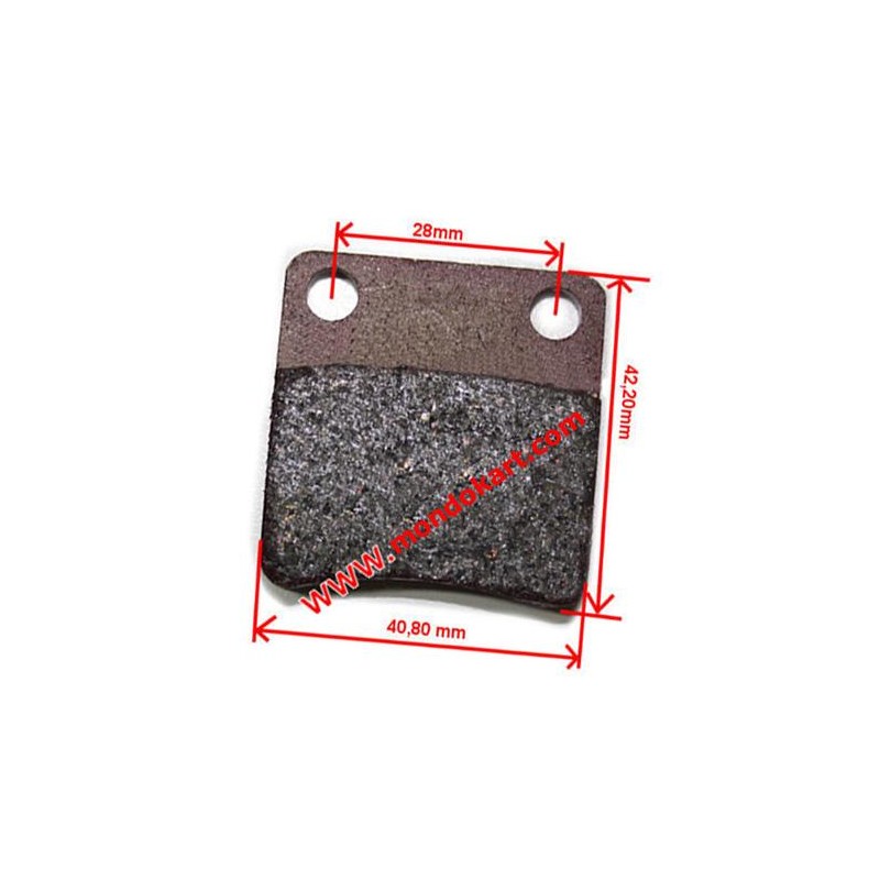 Plaquette Frein Avant Parolin - Energy, MONDOKART, kart, go