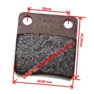 Plaquette Frein Avant Parolin - Energy, MONDOKART, kart, go