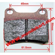Brake pad REAR Parolin Energy PCR, mondokart, kart, kart store
