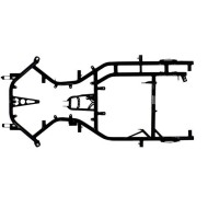 Karosserierahmen Chassis CRG OK OKJ KZ, MONDOKART, kart, go Karosserierahmen Chassis CRG OK OKJ KZ, MONDOKART, kart, go