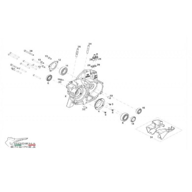 Venting oil M 12 x 1.5 Modena KK1 MKZ, mondokart, kart, kart