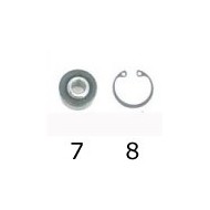 Rotule colonne direction 8mm, MONDOKART, kart, go kart