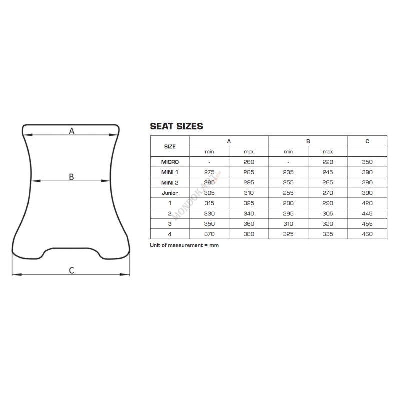 Siege Mini Fonds Plate OTK TonyKart, MONDOKART, kart, go kart