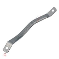 Additional support curved seat KZ 300mm OTK TonyKart