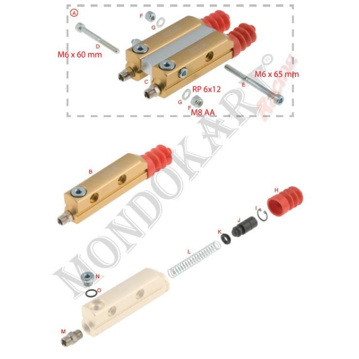 Cache Poussiere BSM OTK TonyKart, MONDOKART, kart, go kart
