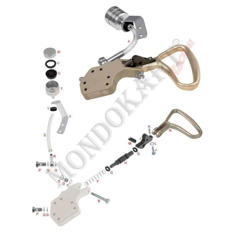 Bouchon Réservoir pompe frein OTK TonyKart, MONDOKART, kart, go