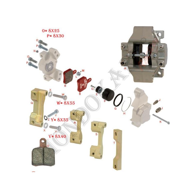 Vis Purge Etrier Ø 7 x 1 mm OTK TonyKart, MONDOKART, kart, go