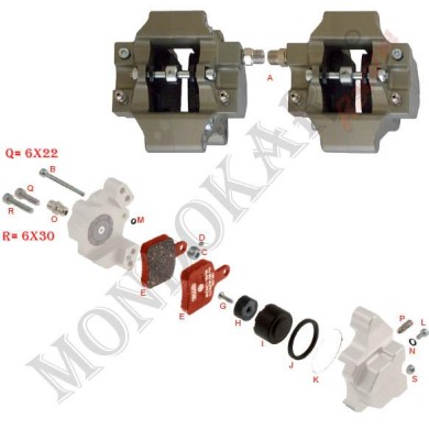 Vis Tête Fraisée M4x14 mm, MONDOKART, kart, go kart, karting