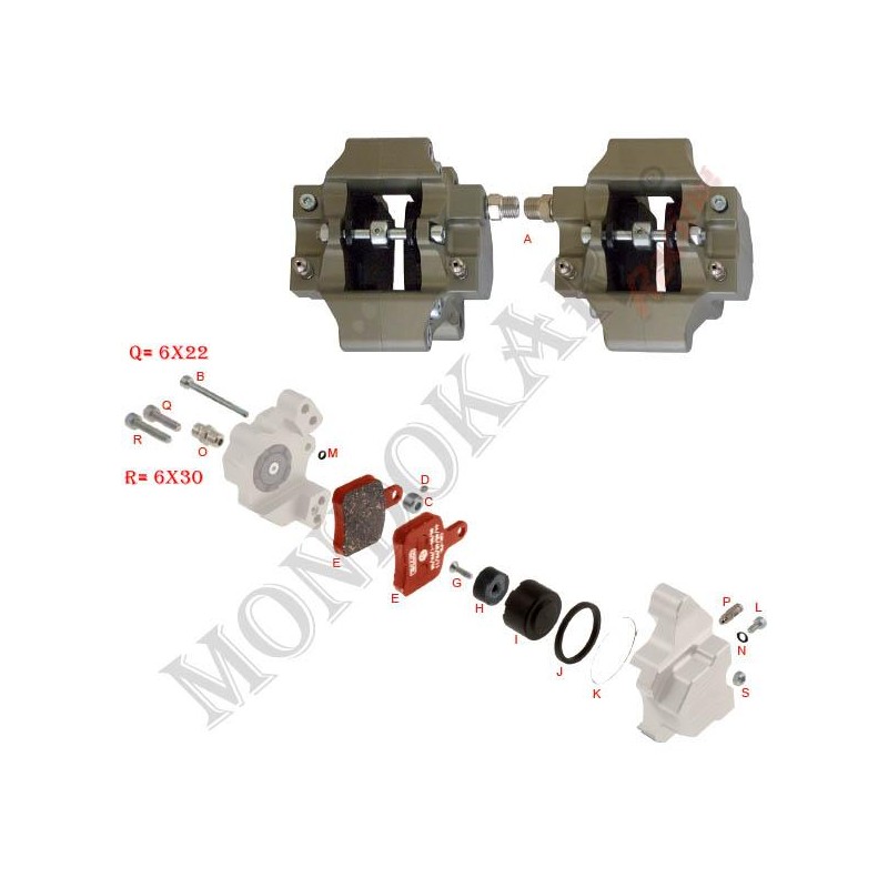Vis Tête Fraisée M4x14 mm, MONDOKART, kart, go kart, karting