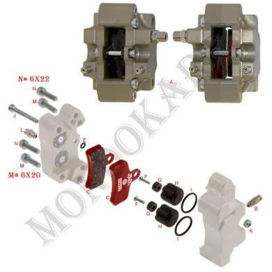 Gerader Bremsschlauchleitungen Passverbindung, MONDOKART, kart