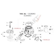 O-ring grande testa TM, MONDOKART, kart, go kart, karting