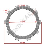 Disque Embrayage TM (de K8 a KZ10), MONDOKART, kart, go kart