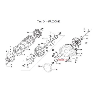 Tole a riveter embrayage F.8 TM, MONDOKART, kart, go kart