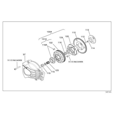 Corona Embrague Z63 Iame Swift 60cc (de 2015 en adelante)