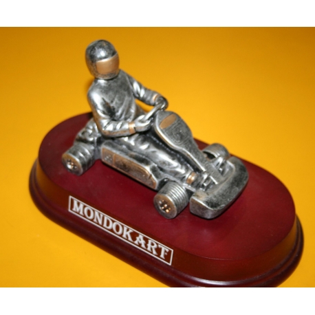 Trophée Kart Cup métal stylisées, MONDOKART, kart, go kart