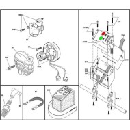 Headphone Waterproof Hand control IAME Easykart, mondokart