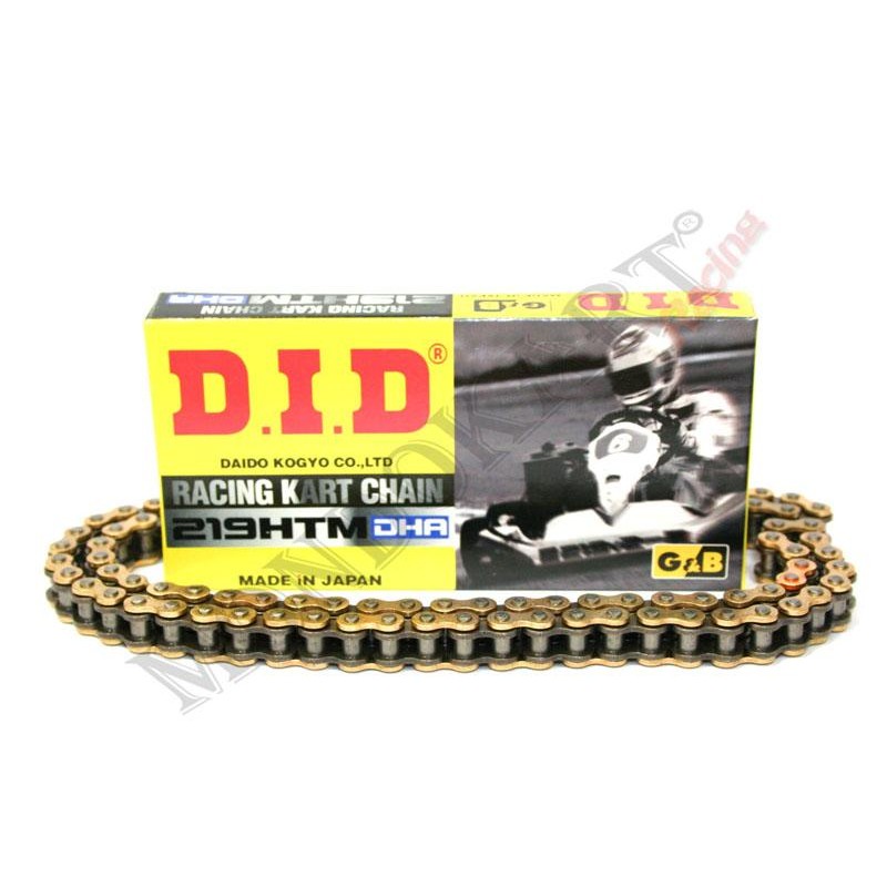 Chain DID 219 KF OK 125cc 60cc HTM DHA G & B, mondokart, kart