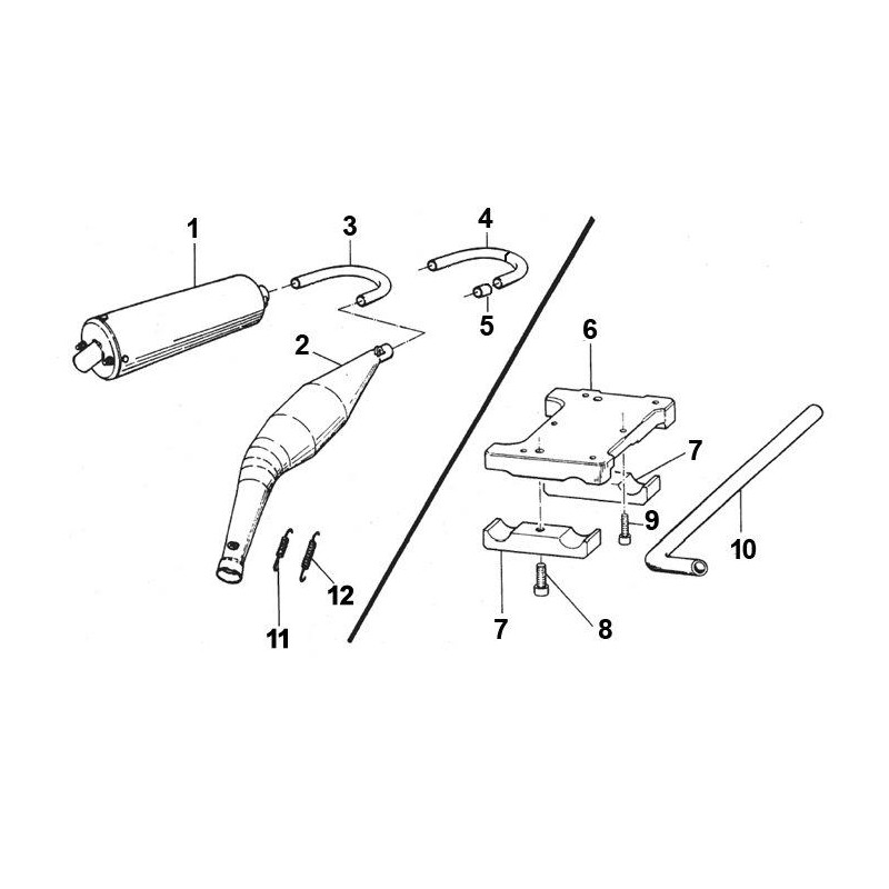 Coude Silencieux TM homologuèe à double diamètre 26 / 28mm