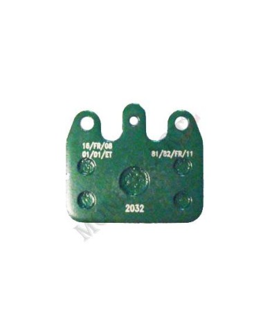 Brake Pad GREEN Duralcan V05 rear CRG