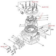 Mutter-Rampe Zylinder Iame (8mm 12mm), MONDOKART, kart, go