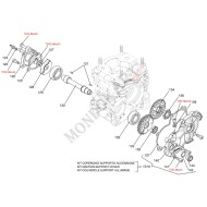 Clavette Embrayage / pignon / volant Iame, MONDOKART, kart, go