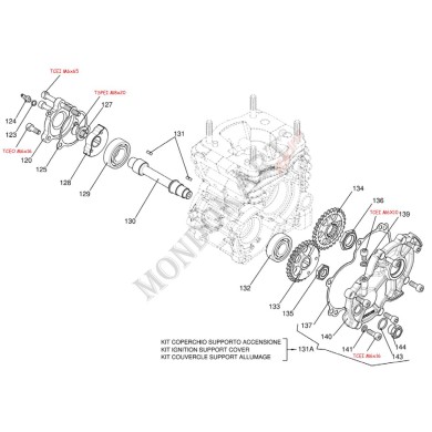 Kontermutter IAME KF - OK - OKJ, MONDOKART, kart, go kart