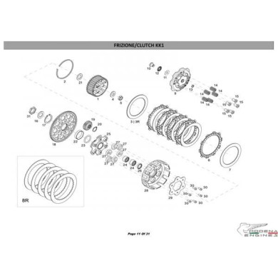 Joint SPI 42x52x4 embrayage Maxter MXO MXS MXS2 - Modena KK1