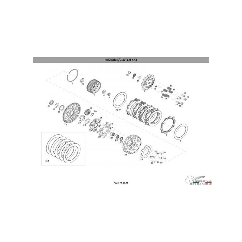 Oil Seal 42x52x4 Maxter MXO MXS MXS2 - Modena KK1 MKZ