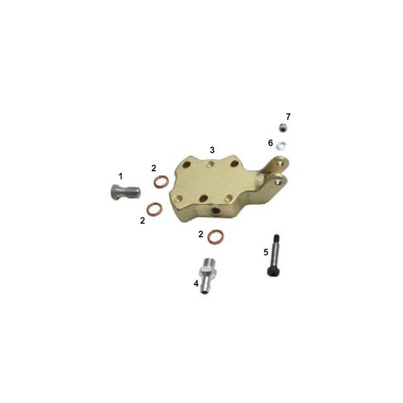 Tornillo M 5x 25 vástago rectificada M6 CRG, MONDOKART, kart