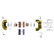 Coupelle Joint Torique Etrier arrière V09 V10 KF KZ CRG