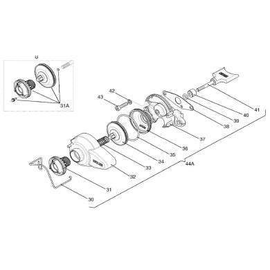 Torica Piston Valvula Escape Iame KF (tipo antiguo), MONDOKART