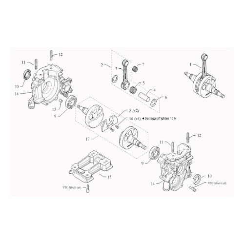 Crankshaft & Biella HAT for Sale - Buy Now at MondoKart Crankshaft & Biella HAT for Sale - Buy Now at MondoKart