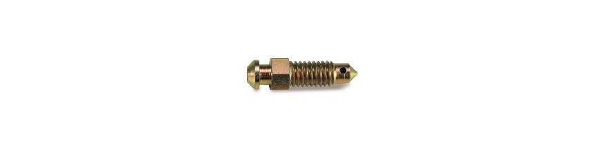 Brake cleaning screws