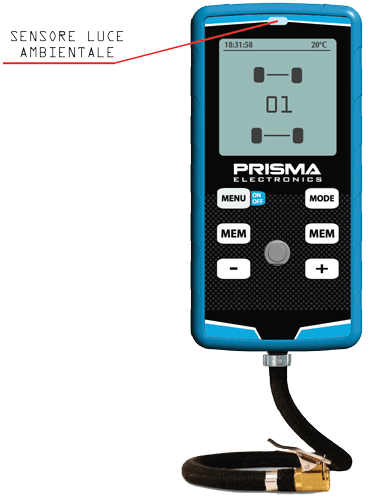 Manomètre digital PRISMA Hyprema 4 : pression de pneus